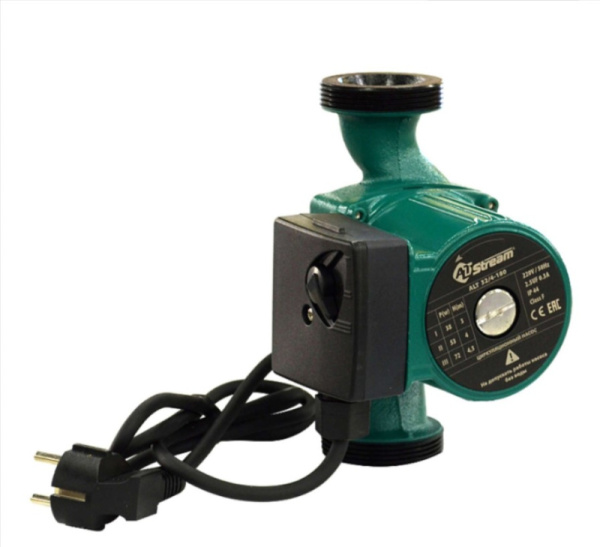 Насос ALTSTREAM/ТЕВО 25/6-180 мм (Гайки в комплекте) циркуляционный