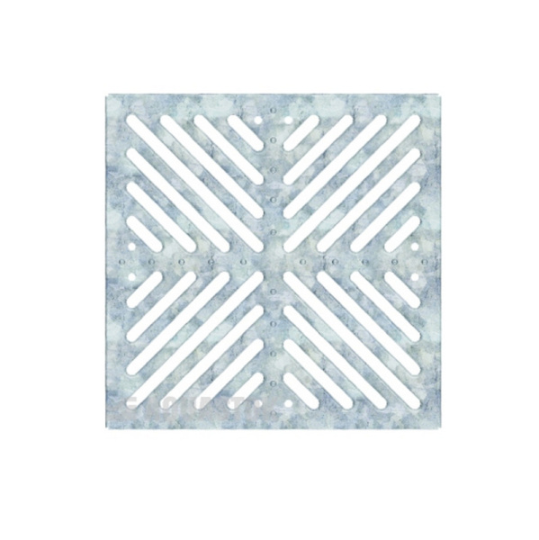 32832 Решетка штампованная оцинкованная для   дождеприемника 300х300 