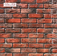300-70 Лондон брик (London brick) обл кирпич (1,16м2/41,76м2)  White Hills