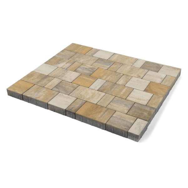 Плитка Старый город ЛандХауз (80*160,160*160,240*160*60мм) Песчаник кол.микс 12,9/1под/1777кг  Braer