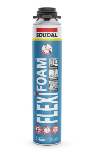Пена SOUDAL профес. FLEXIFOAM 750мл (12)