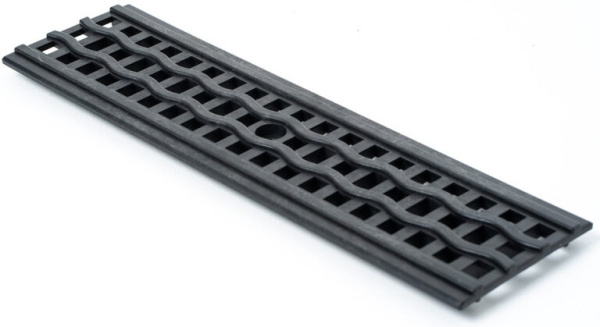 2140/504 Решетка водоприемн.Standart 100 ячеистая пластиковая 500*136*16,5 (до 1,5 т.)