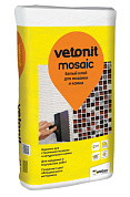 Белый клей для мозаики и камня vetonit mosaic 25 кг