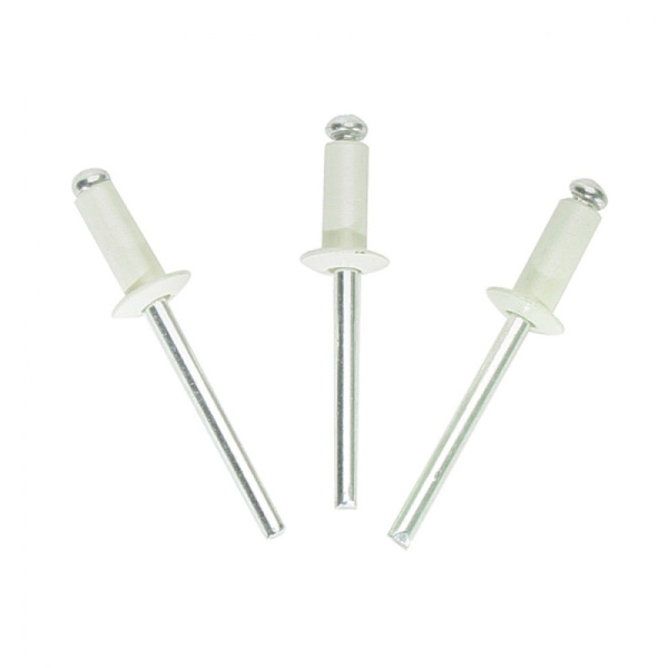 Заклепка вытяжная 4,8*10 (9003) ярко-белый (1000)