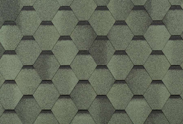 Гибкая черепица ШИНГЛАС САЛЬСА АВОКАДО (соната 3м2) 