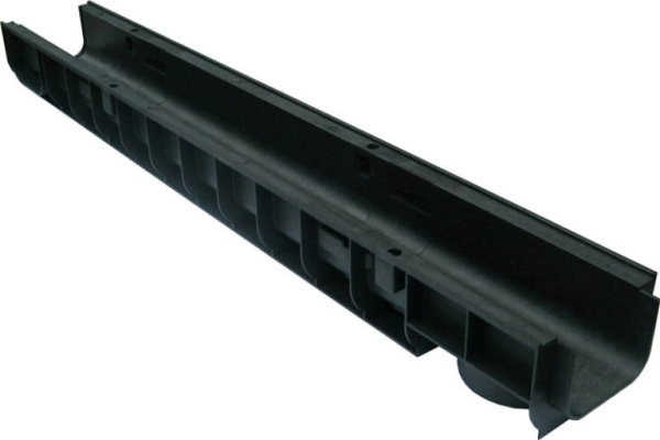 1110 Лоток водоотвод. пластиковый Standart 100/100, 1000*145*100 (до 25 т.)