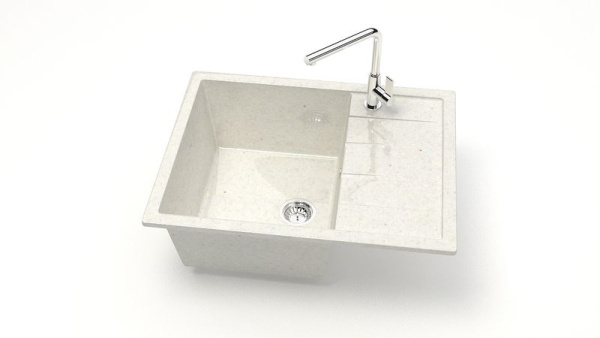 Z151Q07 Мойка Катрин квадратная с крылом 64,5x50,5 ХЛОПОК 