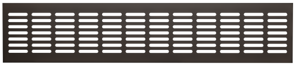 Решетка переточ. алюм.с анодир.покрыт.480*100 Dark bronze 4810DP AL