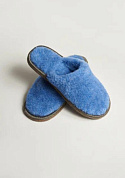 Обувь ЧЗ домашняя (тапочки меховые) синий 44-45