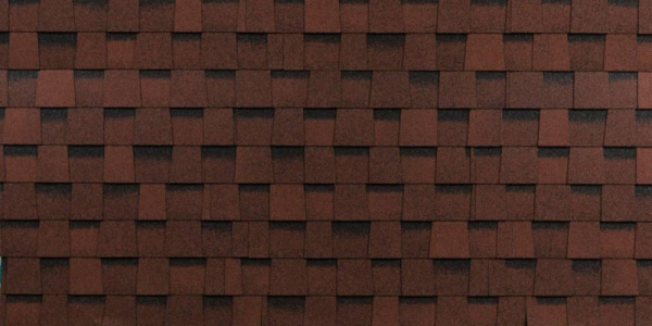 Гибкая черепица ШИНГЛАС ФАЗЕНДА Красный (уп 2,6 м.кв )