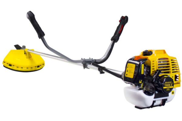 Триммер бензо CHAMPION T333S-2 (0,9кВт, неразъем. прям.,32,6см3, 6,2кг,НТ21+3*255 U-ручка)