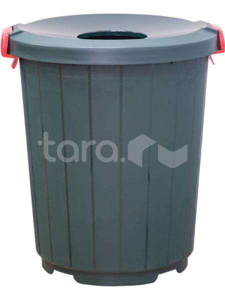 Бак с крышкой МБ-105 темно-зеленый с отверстием