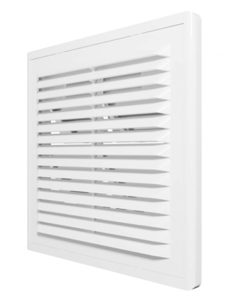 Решетка вент. R1515BV разъемная с обр.клапан. 150х150 пластик ЭраВент