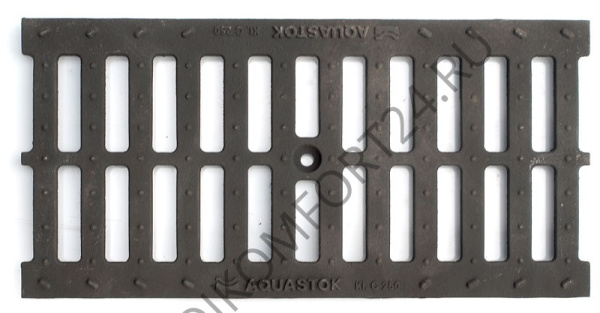 2230 Решетка водоприемн.Standart 200 чугунная щелевая 500*236*15 (до 25 т.)