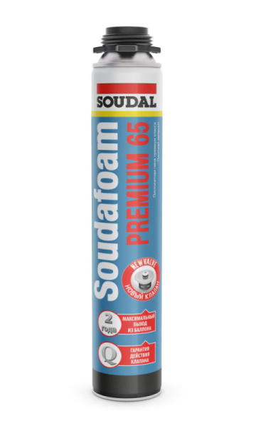 Пена SOUDAL профес. Soudalfoam premium 65 820мл (12)
