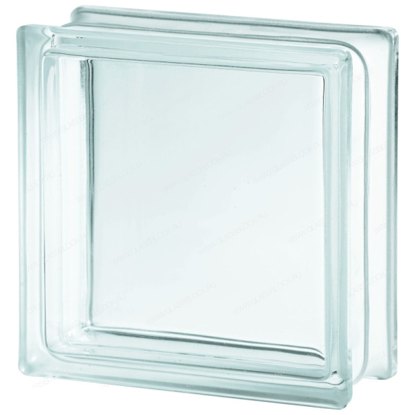 Стеклоблок "Гладкий" бесцветный 19х19х8см. Glass Block Clear 1919/8 Clearview 