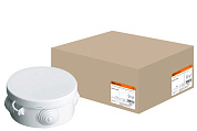 Распаячная коробка ОП D85х40мм, крышка, IP54, 4вх. TDM SQ1401-0102(120)