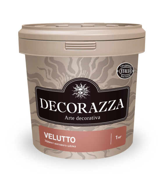 Decorazza Декоративное покрытие Velluto VT 001, 1кг
