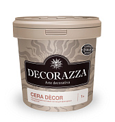 Decorazza Лессирующий матовый состав для фактурных покрытий на основе воска Cera Decor 1л/0.9кг