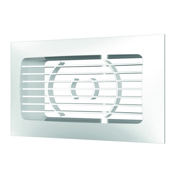 Решетка приточ-вытяж. 511РСФ АБС 140х85  с фланцем 110х55