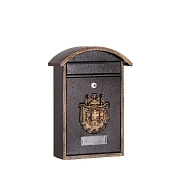 Ящик почтовый К-31093 цв. антик темно коричневый