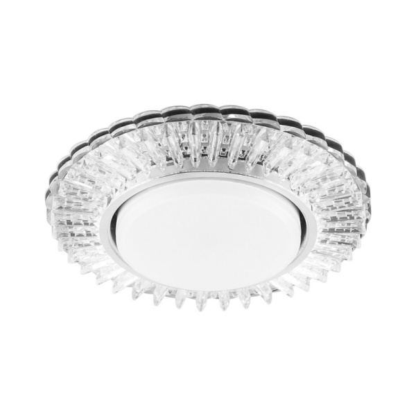 Светильник FERON CD4025 проз.хром без лампы 11W 230V GX53 20LED*2835 SMD 4000K 