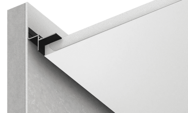 Профиль ТП 129 Чёрный муар (2м)  (Теневой профиль под Г/К 9,5 )