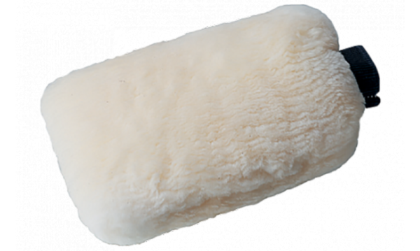 Варежка из натурал. шерсти для нанесения воска на шпатлевку 07796   