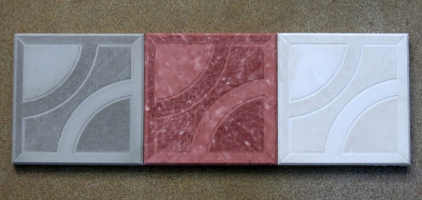 Плитка цем.-песч. Круг 250*250*25 красн.  (16шт/м2)