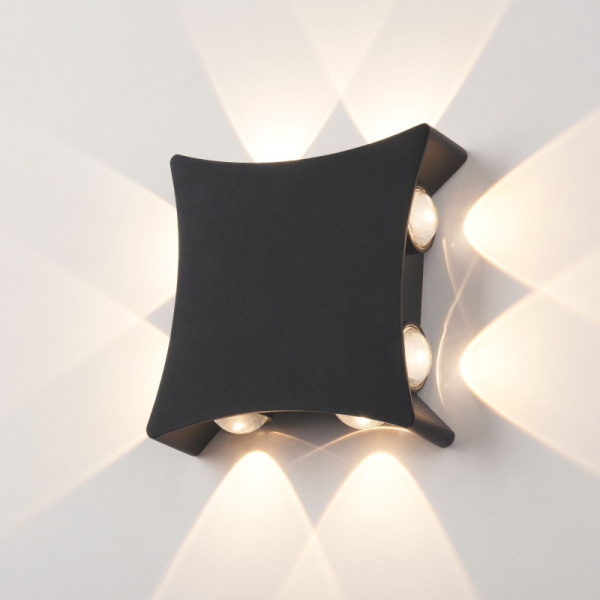 1631 TECHNO LED Светильник садово-парковый со светодиодами чёрный