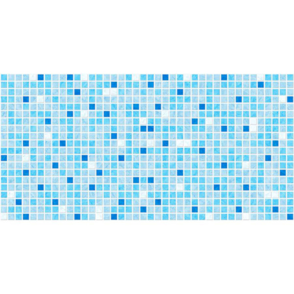 Панели стеновые 960х480х3мм Декокам Мозаика голубой микс (10шт/уп)