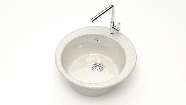 Z030Q07 Мойка Виктори круглая D48 ХЛОПОК