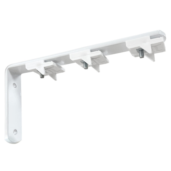 Держатель настенный 15 см (3 отверстия), 1 компл., белый, арт.21715