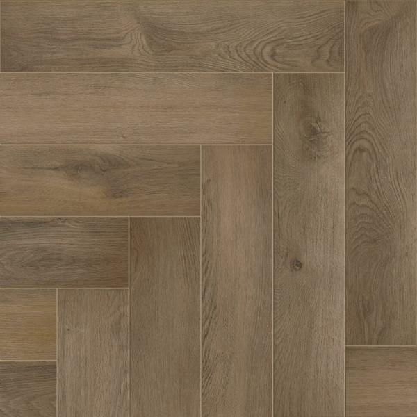 Каменно-полимер. плитка Parquet Light ECO13-7 В Дуб насыщенный 4V/43кл 600мм*125*4мм (1,95 м2)