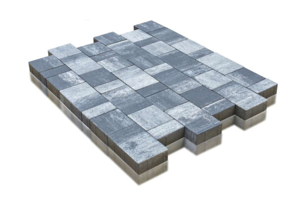 Плитка Старый город ЛандХауз (80*160,160*160,240*160*60мм) Туман кол.микс 12,9/1под/1777кг  Braer