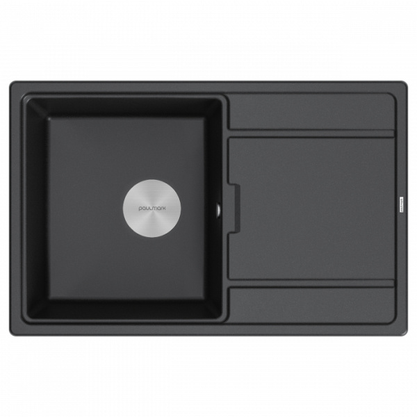 Мойка Paulmark FLUGEN IT-granit 780х500мм PM217850-BL Черный