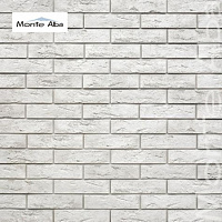 А330-00 Лофт брик (Loft brick) гипсовая плитка, белый 24.4*6.9 (1,04м2/37,44м2)  White Hills