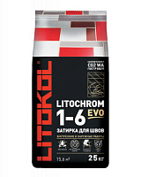 Затирка LITOCHROM 1-6 EVO LE 130 серый Litokol 25кг